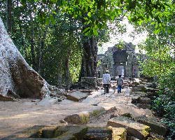 Ta Prohm Entrance, Siem Reap, Cambodia - Hanuman Tourism Voyages