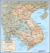 Map of Hanuman Tourism Voyages Indochina operations